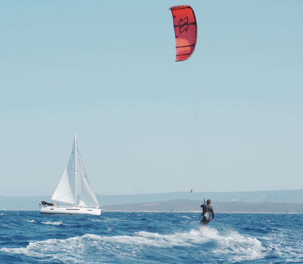 Kiteboarding potovanja